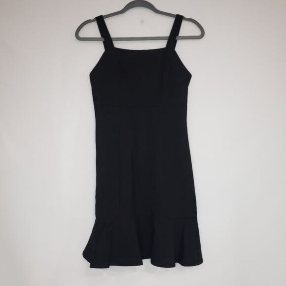 NWT Aqua Hem Ponte Dress in black Size XS - Picture 2 of 10